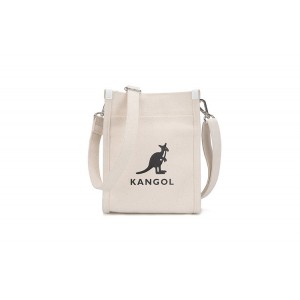 Kangol Hexa Canvas Mini Cross Bag- Ivory 3121